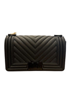 Marc ellis Borsa a Tracolla Flat S Black Lamina/Black