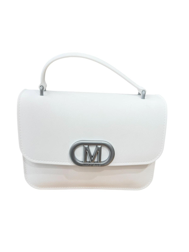 Marc ellis Borsa a Mano Flat Ear Milk/Steel