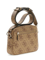 Guess Borsa a Tracolla Meridian Logata Beige