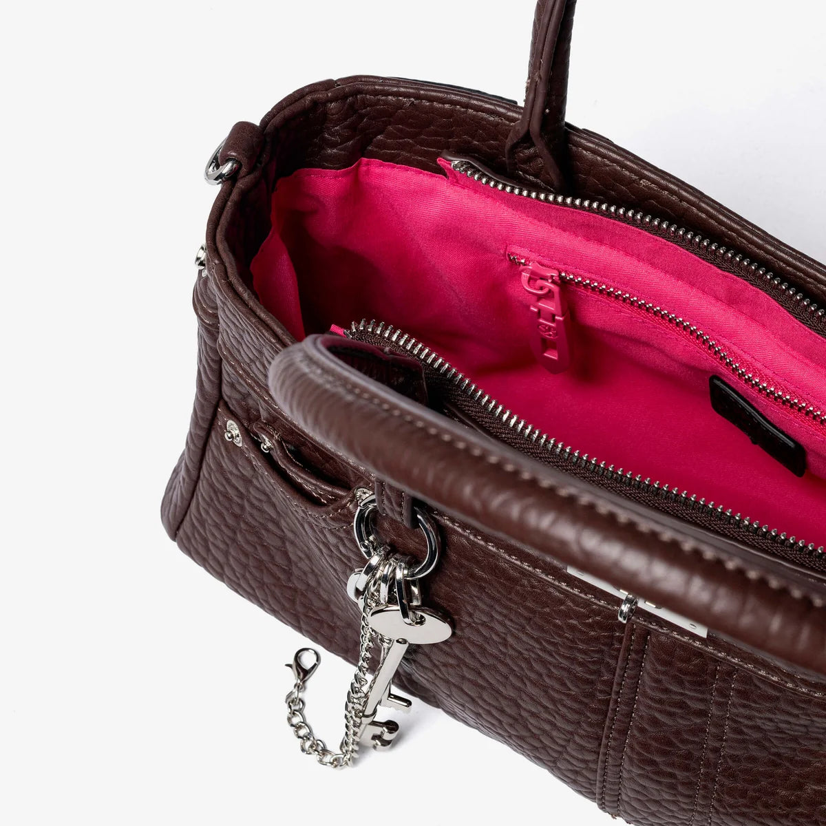 Secret Pon-Pon Borsa a Spalla/Tracolla Yulia Cioccolato