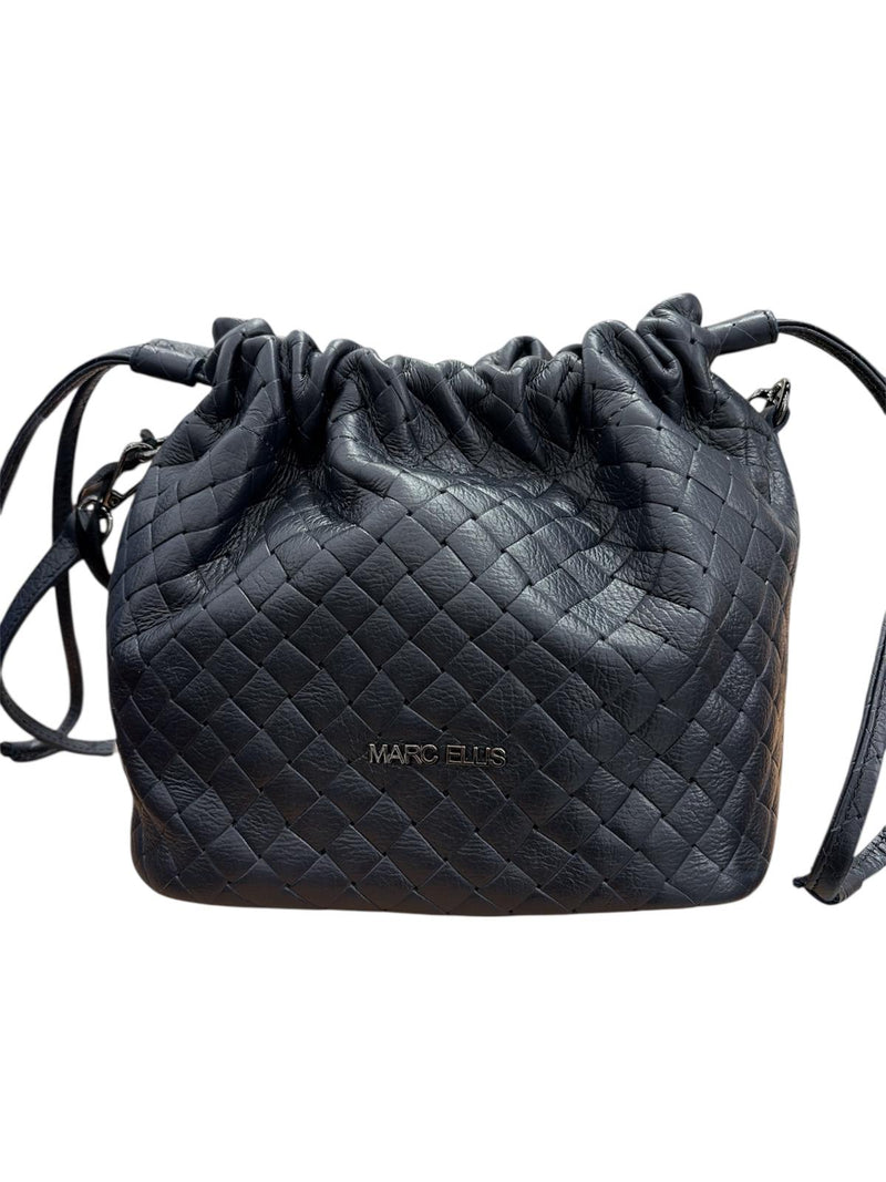 Marc Ellis Borsa A Tracolla Flower Plot Majolica Blue/Cdf