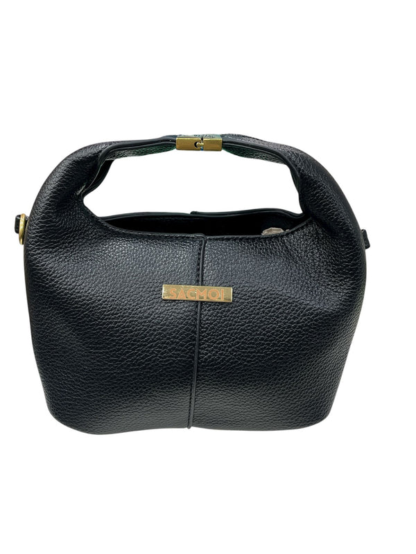 Sacmoi Borsa a Mano/Tracolla Nero Iris