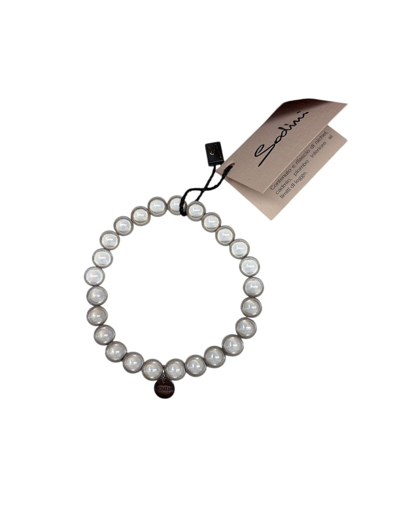 Sodini Bijoux Bracciale Elastico a piccole boule Ghiaccio