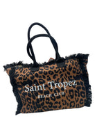 Kuvè Borsa Grande Mare Marrone Leopard