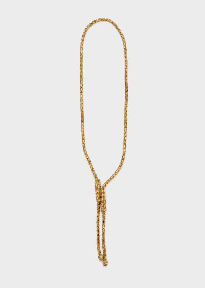 Nali' Collana Oliva Lunga Con Pietre Bronzato