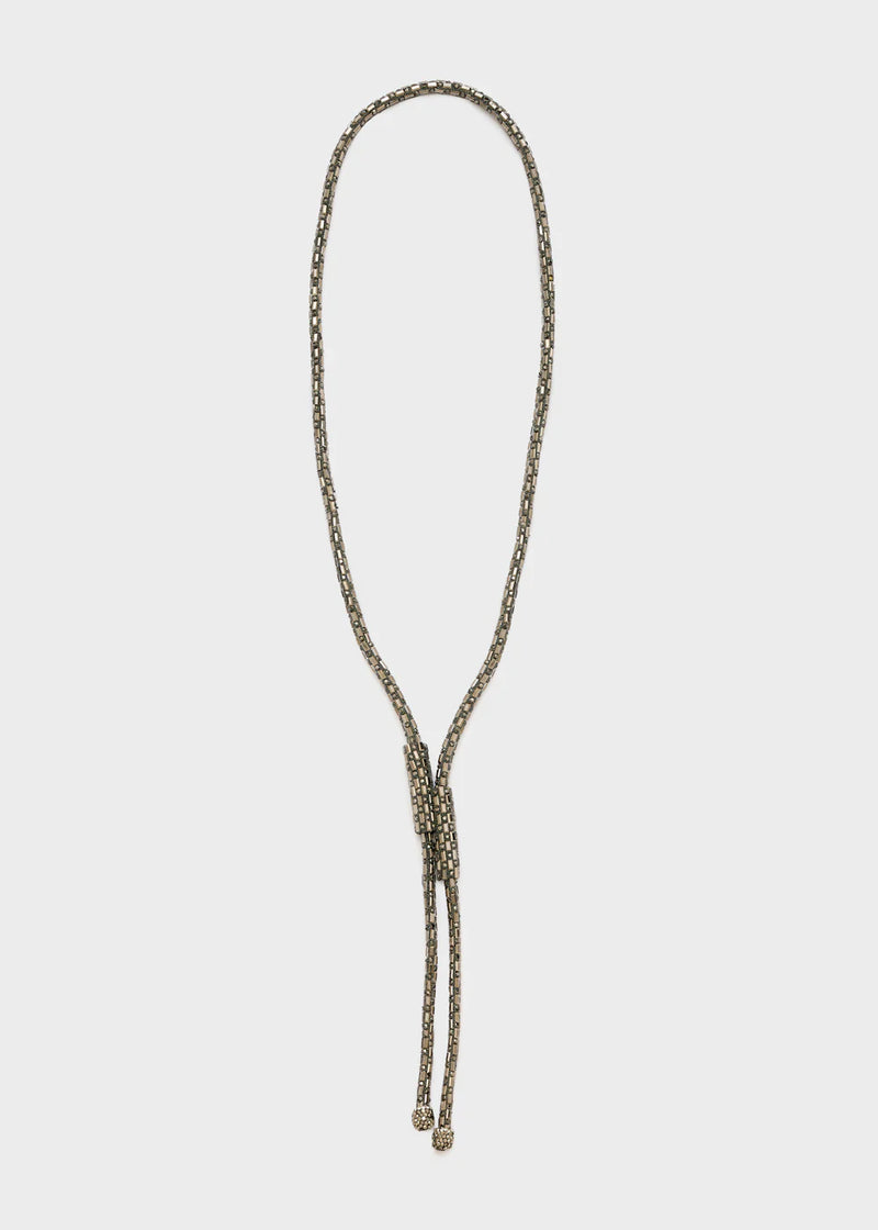 Nali' Collana Oliva Lunga Con Pietre Ematite