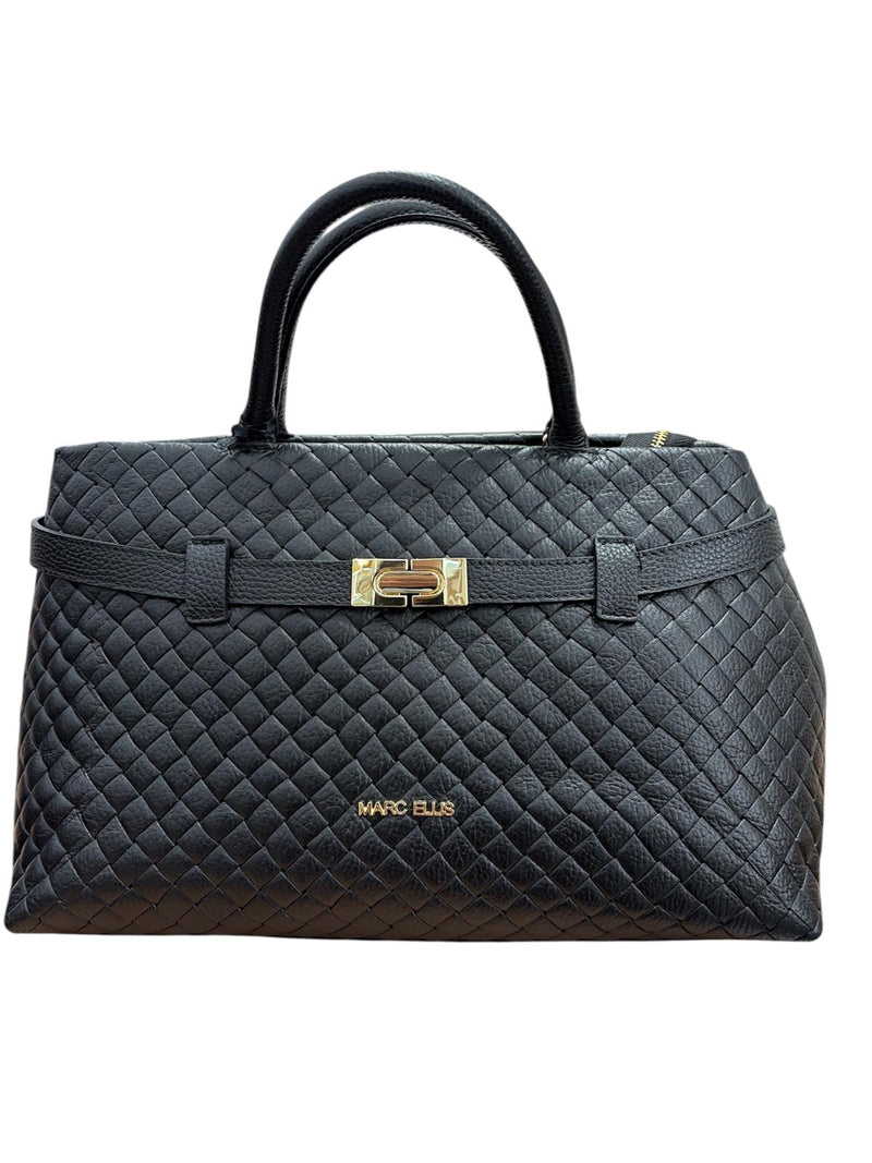 Marc Ellis Borsa A mano Lara Plot Black/Gold