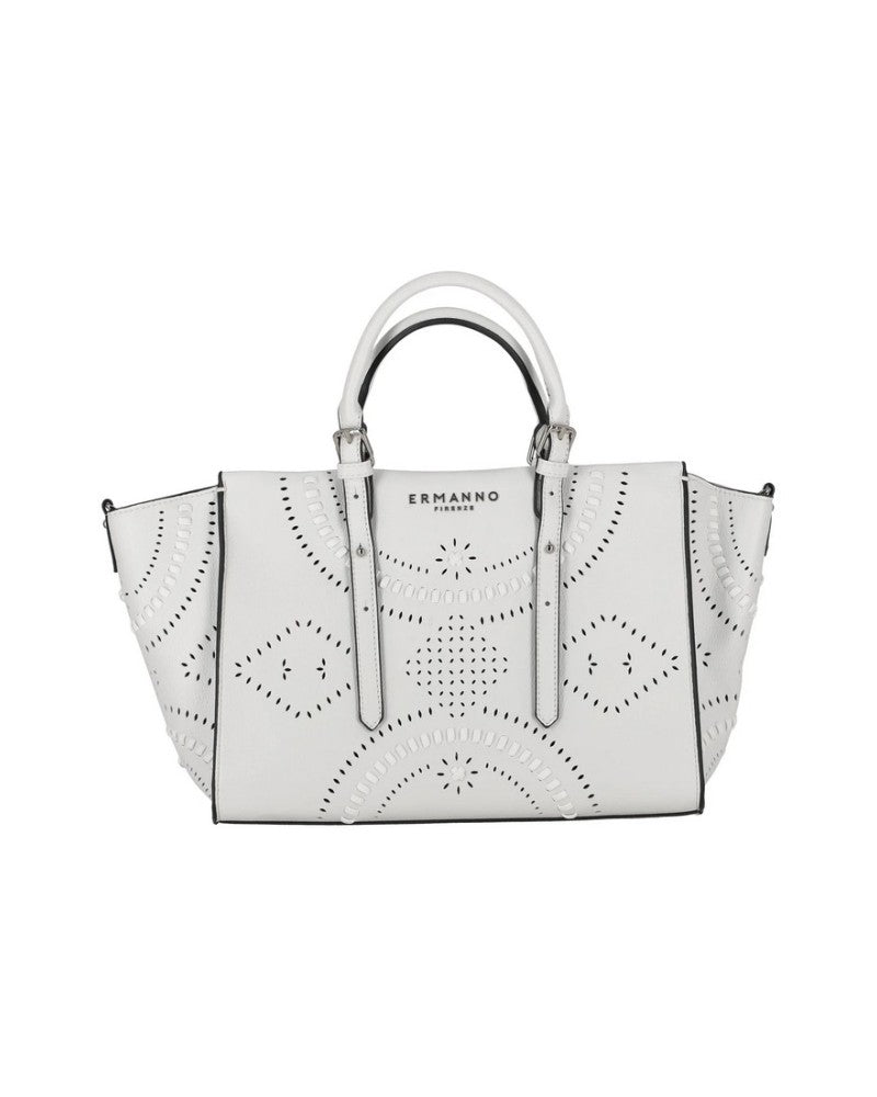 Ermanno Scervino Borsa A Mano/Tracolla Large Tote Angelina Off White 12402086