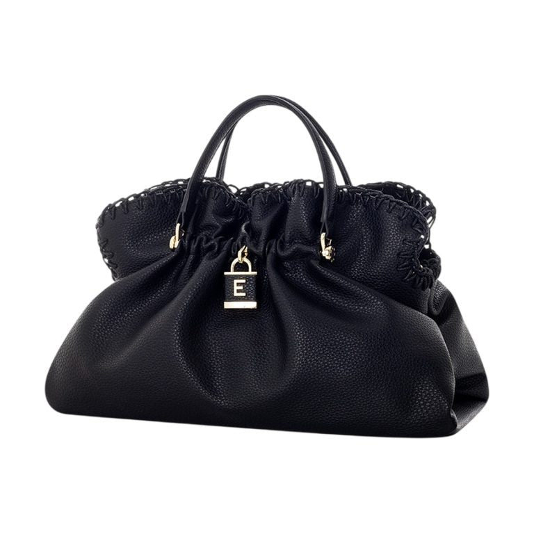Ermanno Scervino Borsa A Mano Nera Tote Octavia 12402131