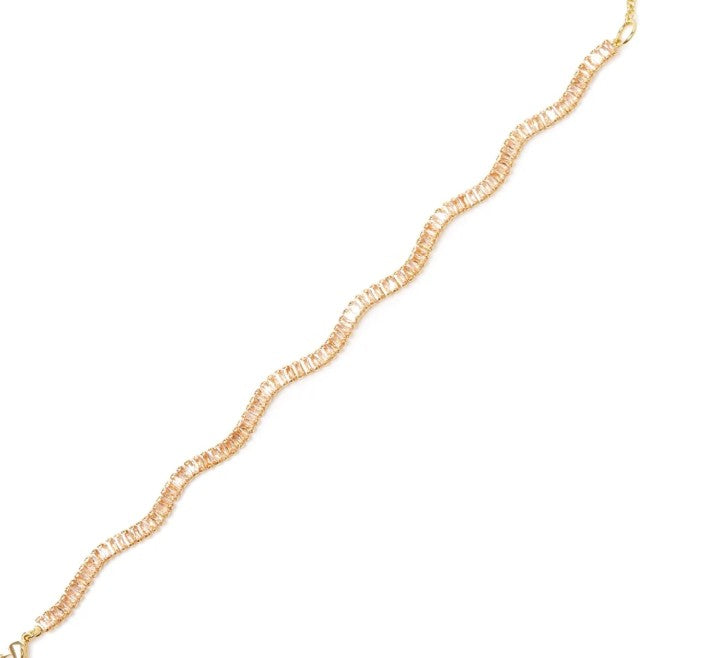 Sodini Bijoux Bracciale a filo ondulato Serenissima - Champagne 912897DC