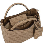 Guess Borsa a Mano Brenton Logata Beige