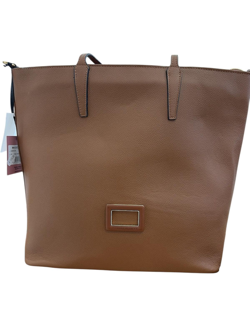 Marc Ellis Borsa A Spalla Sandie Do Dark Cuoio/Gold