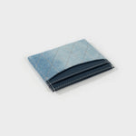 Label Rose Portacarte  DENIM CARD WALLET - LIGHT BLUE