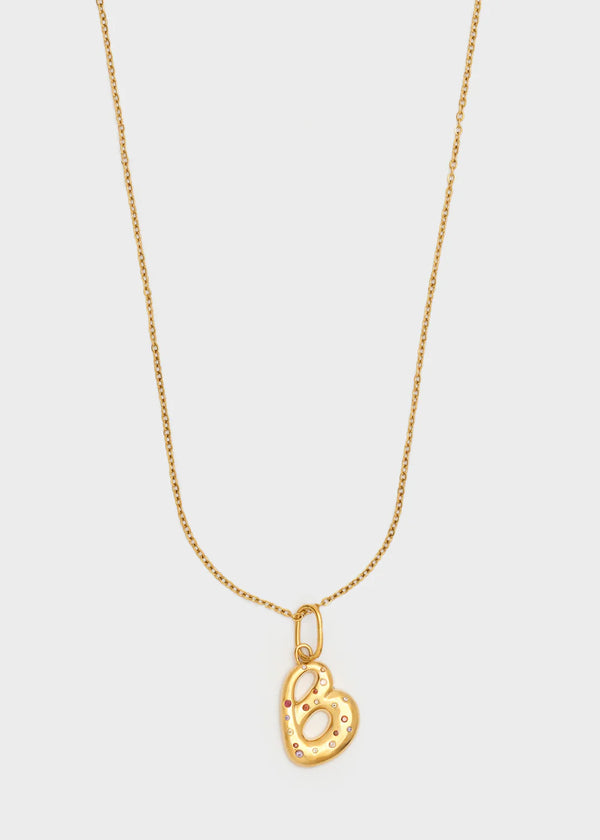 Nali' Collana Chunky Lettera Oro B