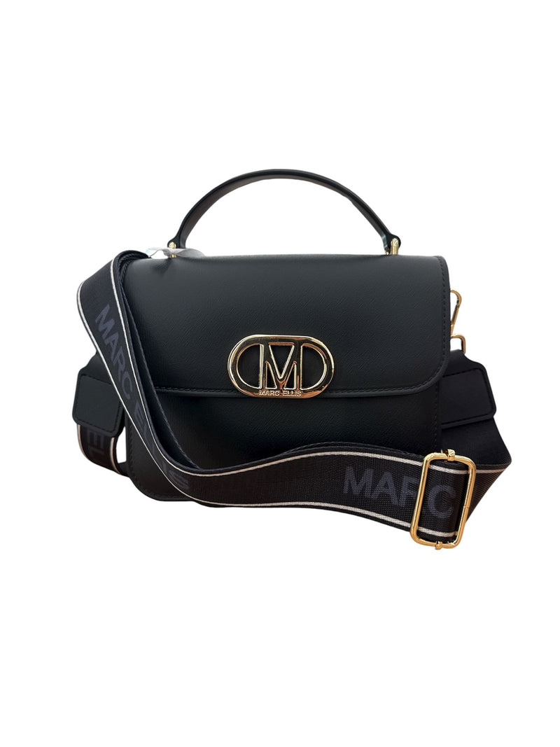 Marc Ellis Flat Ear 25 HandBag Black/Light Gold