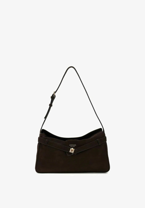 Guess Borsa a Spalla Ella Espresso SG975418