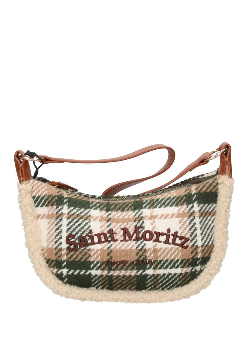 Kuvè Borsa a Spalla Verde/Multicolore