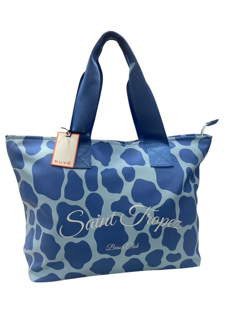 Kuvè Borsa Mare Blu Leopard