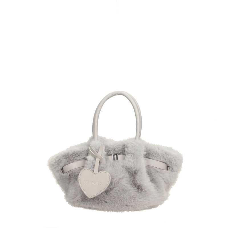 Vivienne d Borsa A Tracolla Fur Grigio