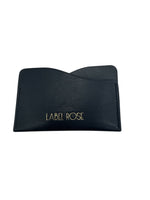 Label Rose Portacarte Nero