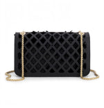Marc Ellis Borsa A  Spalla Flat Bask Leo Black
