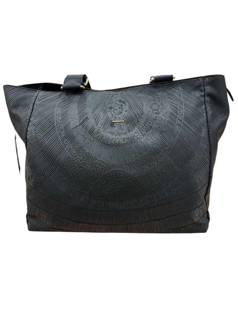 Gattinoni Planetarium Rain L. Shopping Bag Black