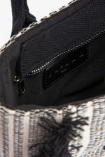 Gaelle Maxi Shopper Ricamo Firma Nera  GAACW03191