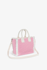 Gaelle Maxi Shopper Ricamo Firma Rosa GAACW03187