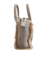 Gaelle Maxi Shopper Ricamo Firma Beige GAACW03187