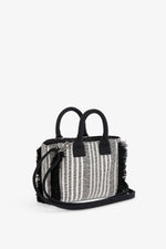 Gaelle Maxi Shopper Ricamo Firma Nera GAACW03192