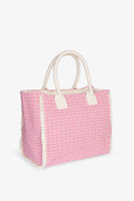 Gaelle Maxi Shopper Ricamo Firma Rosa   GAACW03182