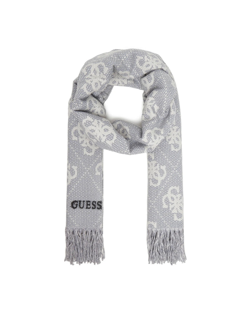 Guess Sciarpa Logata Grigio