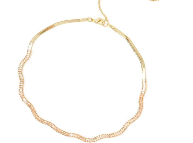 Sodini Bijoux Girocollo serpentina e zirconi Serenissima - Champagne 912892DC