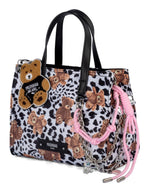 Pashbag Borsa a Mano Orsetto Bianca/Nera