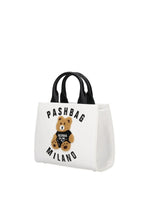Pashbag Borsa a Mano Orsetto  Bianca