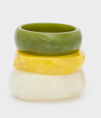 Nali' Set Bracciali In Resina Verde/Arancio/Giallo EMBR0403