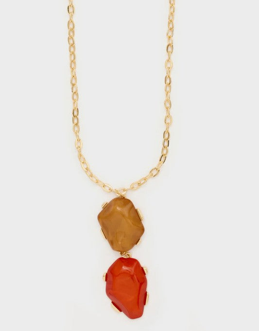 Nali' Collana Maia Pendenti Oro/Arancio DUCL0087