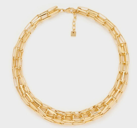 Nali' Collana Ludo Maglia Tubolare Over Oro EMCL1117