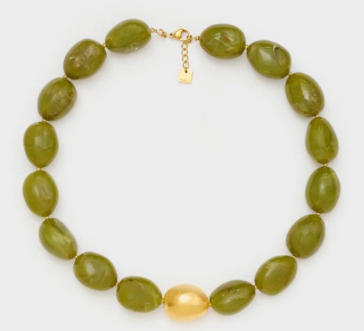 Nali' Collana Chiara Girocollo Resina Verde LNCL0185