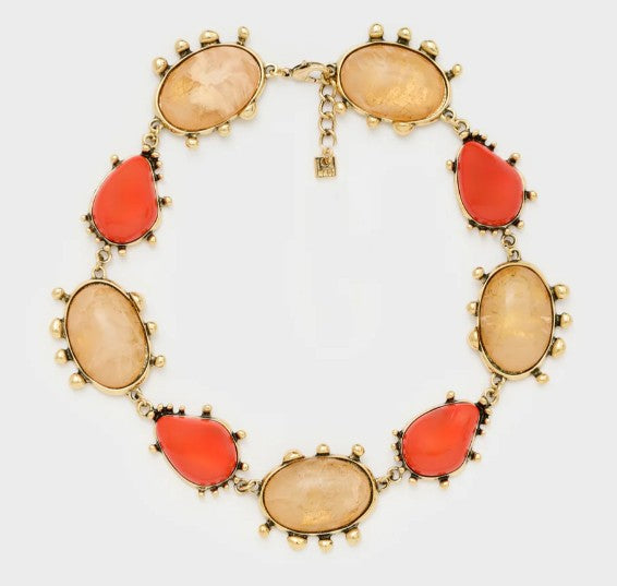 Nali' Collana Grace In Resina Rosa/Arancio EMCL1139
