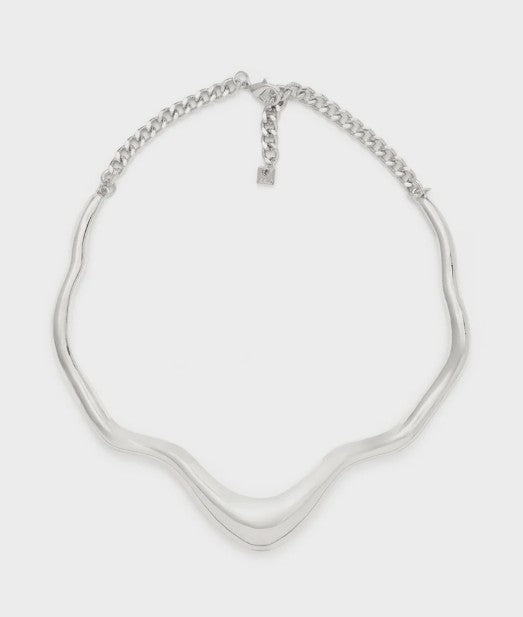 Nali' Collana Naomi Girocollo Rigida Argento EMCL1115