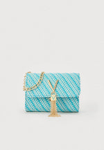Mario Valentino Borsa A Tracolla  Divina Summer Turchese/Multicolor VBS9XI03S