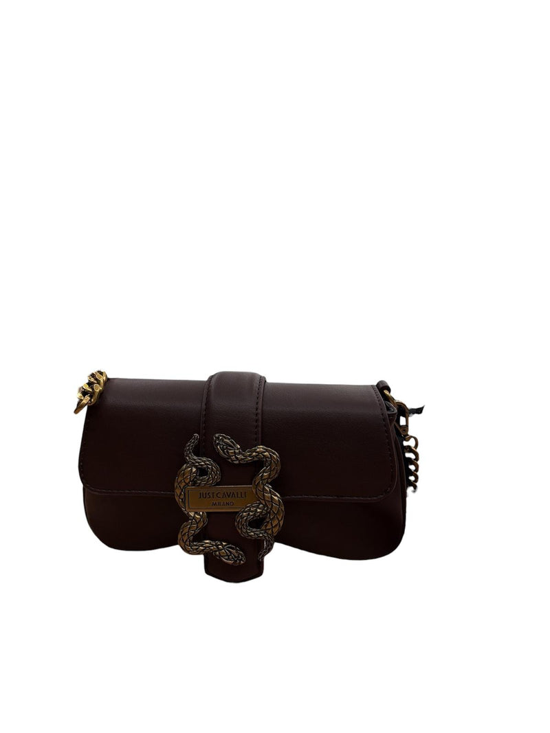 Just Cavalli Borsa A Tracolla Marrone