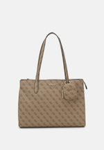 Guess Borsa a Spalla Power Play Logato Beige