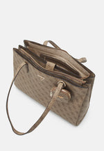 Guess Borsa a Spalla Power Play Logato Beige