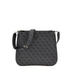 Guess Borsa a Tracolla Meridian Logata Grigio/Nero