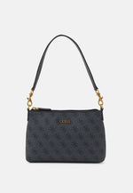 Guess Borsa a Spalla Logata Grigio/Nero