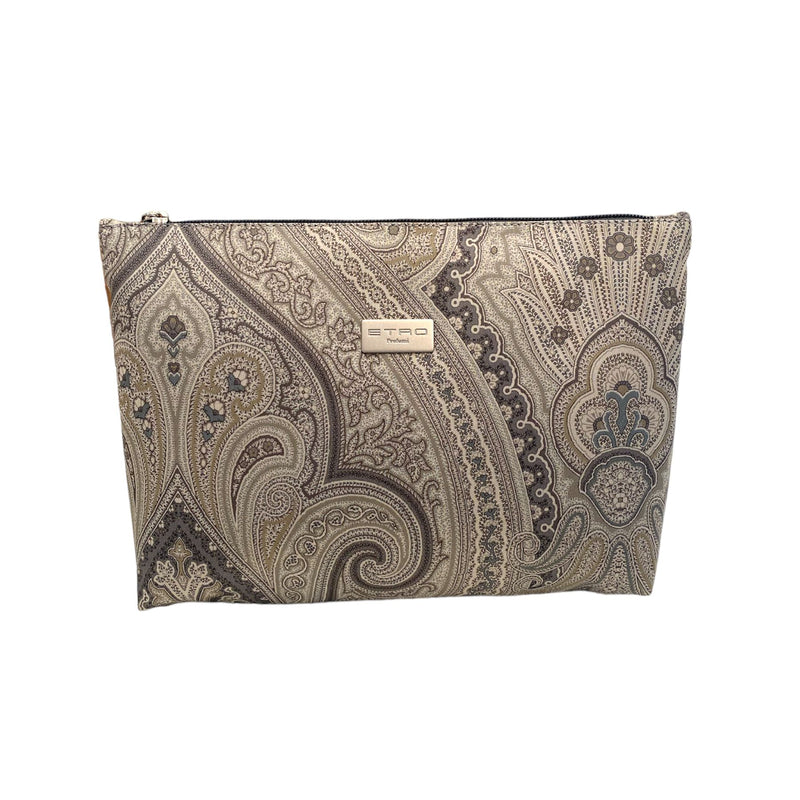 Etro Beauty Case Busta Grande Grigio