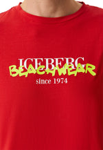 Iceberg T-Shirt Rossa