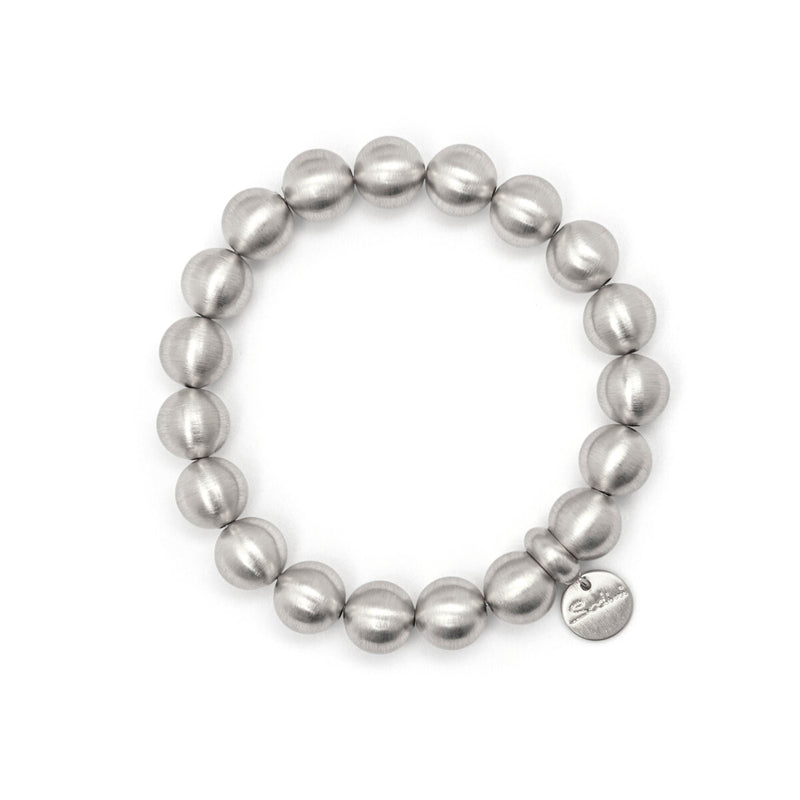 Sodini Bijoux  Bracciale Elastico A Boule Sissi Argento Opaco